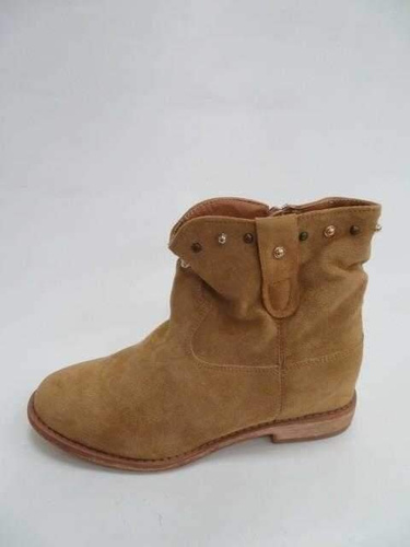 Botki damskie 7AA3710-32.CAMEL Ocieplany (36/41,12par)