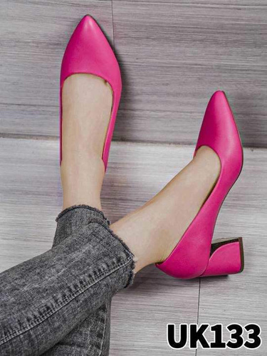 Czółenka damskie 7AUK133.FUSHIA (36/41,12par)