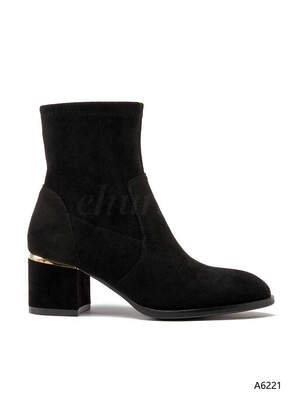 Botki damskie ocieplane A6221.BLACK (36/41,12par)