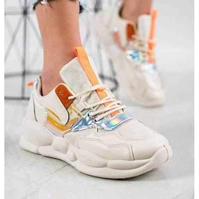 Buty sportowe damskie 7A8865.BEIGE (36/41,12par)