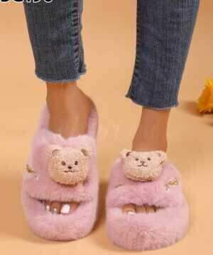 Kapcie damskie BG190.PINK (36/41,12par)