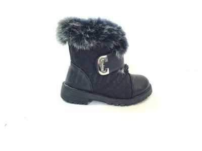 Trzewiki dziewczęce 3AD1712H-1.BLACK (25/30,8par)