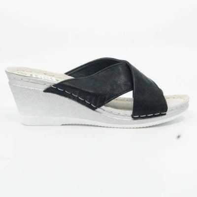 Klapki damskie 7ADE81-1.BLACK (36/41,8par)