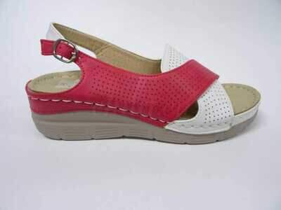 Sandały damskie 7A6093-4.RED (36/41,12par)