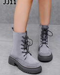 Botki damskie 7AJJ11.GREY Ocieplane (36/41,12par)