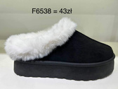 Klapki damskie  7AF6538.BLACK    (36/41,12par)