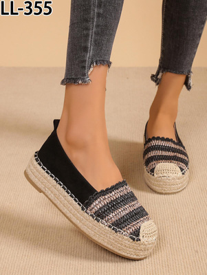 Balerinki damskie LL355.BLACK (36/41,12par)