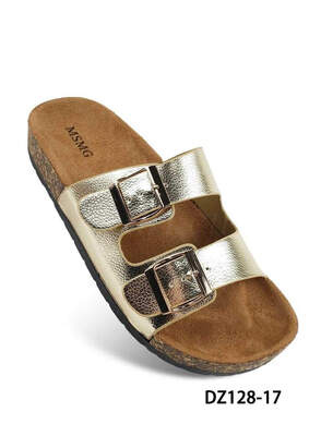 Klapki damskie DZ128-17.GOLD (36/41,12par)