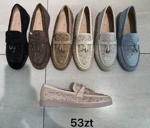 Mokasyny damskie 7A1893.BROWN (36/41,12par)