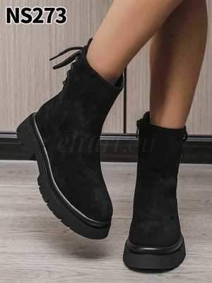 Botki damskie 7ANS273.BLACK (36/41,12par)