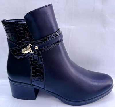 Botki damskie A17.BLACK (36/41,12par)