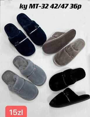 Kapcie męskie 9AMT-32.MIX (42/47,36par)