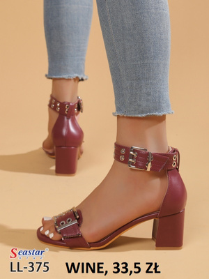 Sandały damskie LL375.CAMEL (36/41,12par)