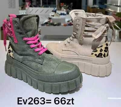 Botki damskie 7AEV-263.GREEN (36/41,12par)