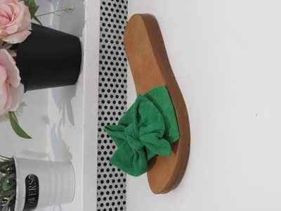 Klapki damskie 7A23028.GREEN (36/41,12par)