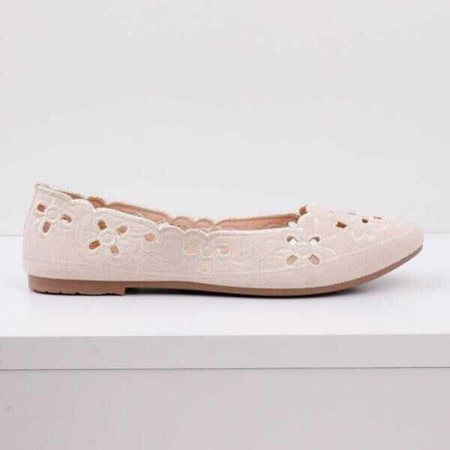 Balerinki damskie 7AF20-4.BEIGE (36/41,12par)