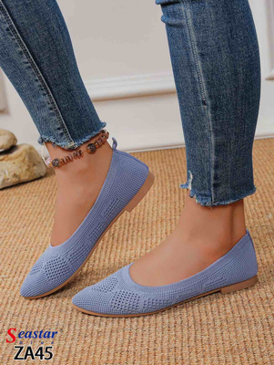 Balerinki damskie ZA45.BLUE (36/41,12par)