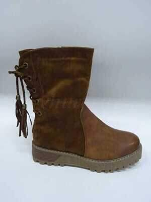 Botki damskie 7A4012-2.CAMEL (36/41,12par)