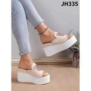 Klapki damskie  7AJH335.BEIGE  (36/41,12par)