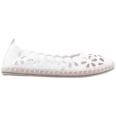 Balerinki damskie F114-10.WHITE (36/41,12par)