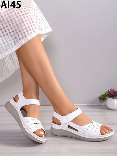 Sandały damskie AI45.WHITE (36/41,12par)