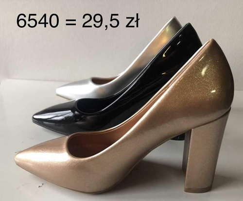 Czółenka damskie 7A6540.SILVER (36/41,12par)