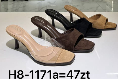 Klapki damskie H8-1171A.KOLORDOWYBORU (36/41,12par)