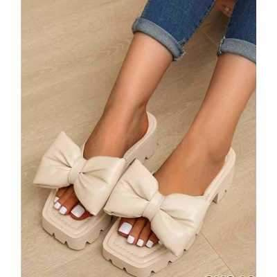 Klapki damskie MS9033.BEIGE (36/41,12par)