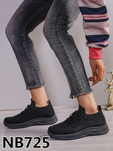 Buty sportowe damskie NB725.BLACK (36/41,12par)