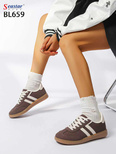 Buty sportowe damskie BL659.BROWN (36/41,12par)
