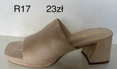 Klapki damskie R17.BEIGE (36/41,12par)