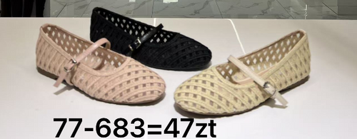 Balerinki damskie 7A77-683.KOLORDOWYBORU  (36/41,12par)