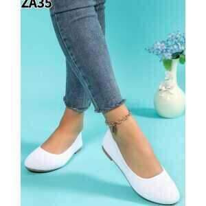 Balerinki damskie    7AZA35.WHITE   (36/41,12par)