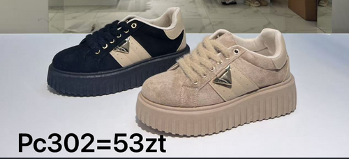 Buty sportowe damskie 7APC302.KHAKI  (36/41,12par)