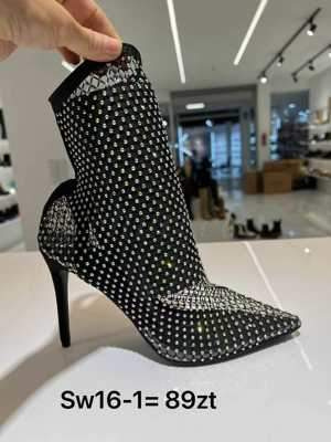 Botki damskie 7ASW16-1.BLACK (36/41,12par)