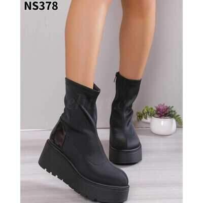 Botki damskie NS378.BLACK (36/41,12par)