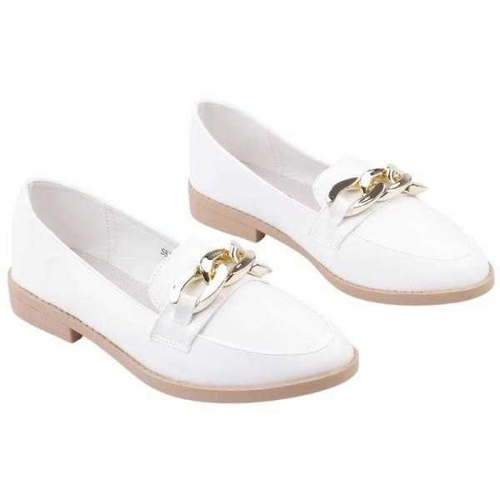Balerinki damskie SK02-3.WHITE (36/41,12par)