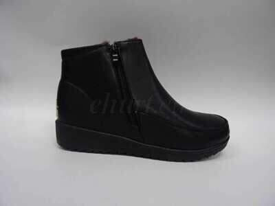 Botki damskie    7A312-1.BLACK    (36/42,12par)