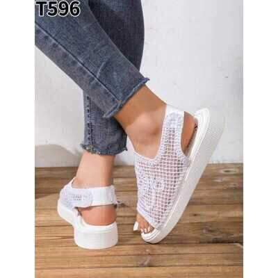 Sandały damskie  7AT596.WHITE (36/41,12par)
