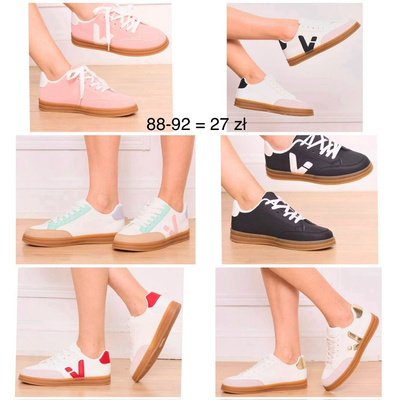 Buty sportowe damskie 88-92.KOLORDOWYBORU (36/41,12par)