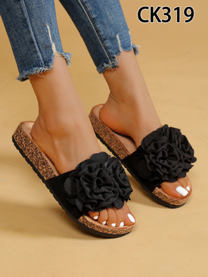 Klapki damskie CK319.BLACK (36/41,12par)