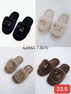 Kapcie damskie 7AKY6665-1.MIX (36/41,36par)