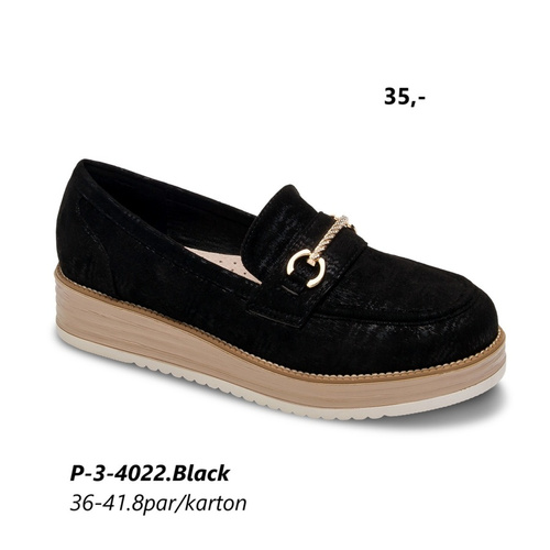 Półbuty damskie 3-4022.BLACK (36/41,8par)