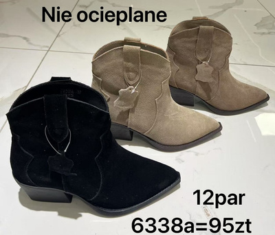 Botki damskie 1138A.KOLORDOWYBORU (36/41,12par)