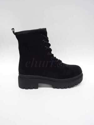 Botki damskie 7AMD7371-1.BLACK Ocieplane (36/41,12par)