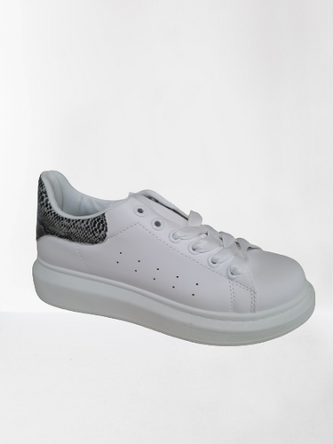 Buty sportowe damskie7A2018-59.WHITE/SNAKE (36/42,12par)