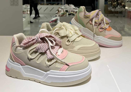 Buty sportowe damskie 7A7591.BEIGE (36/41,12par)