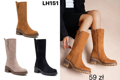 Botki damskie LH151.KOLORDOWYBORU (36/41,12par)