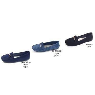 Balerinki damskie 7ARH5708.BLACK, BLUE, NAVY (36/41,12par)