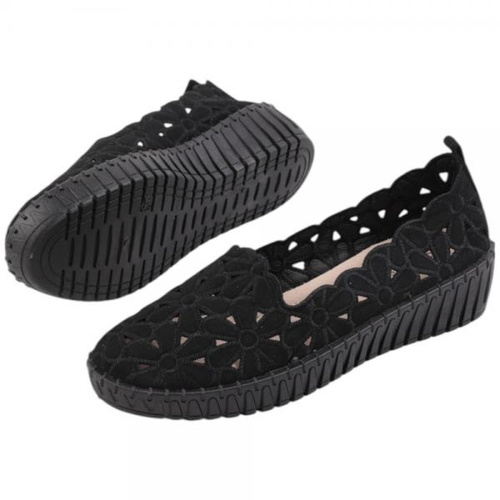 Balerinki damskie F38-1.BLACK (36/41,12par)